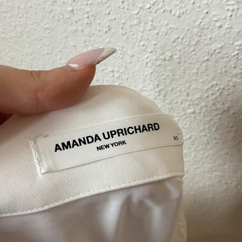 Amanda Uprichard Santos Belted Romper in White Size XS - Picture 4 of 9